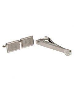 Manchester City FC Tie Slide & Cufflink Set-123028