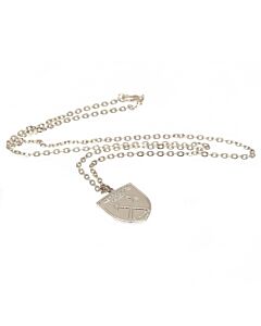 West Ham United FC Silver Plated Pendant & Chain CR-5060