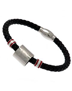 Arsenal FC Colour Ring Leather Bracelet-65967