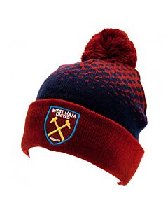 West Ham United FC Fade Ski Hat-111759
