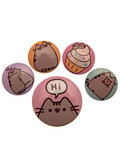Pusheen Hi Button Badge Set-147765