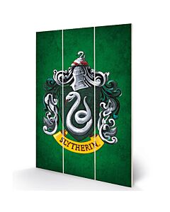 Harry Potter Slytherin Wood Print-174273