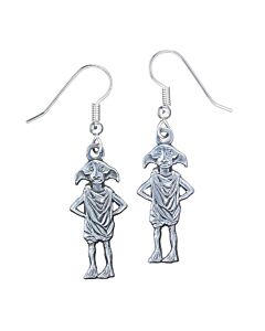 Harry Potter Silver Plated Dobby House Elf Hook Earrings-153380