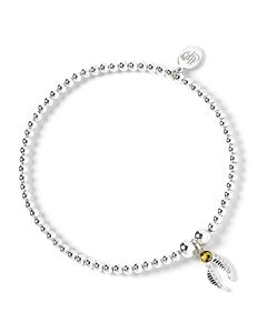 Harry Potter Sterling Silver Crystal Bracelet Golden Snitch-176719