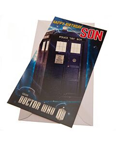 Doctor Who Birthday Card Son-103261