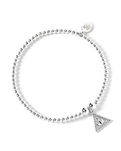 Harry Potter Sterling Silver Crystal Bracelet Deathly Hallows-178997