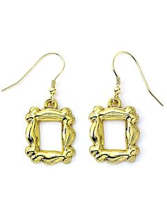 Friends Gold Plated Frame Hook Earrings-182470