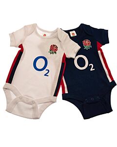 England RFU 2 Pack Bodysuit 12-18 Mths RB-TM-00146