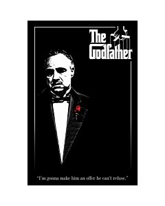 The Godfather Poster Red Rose 211-TM-00686
