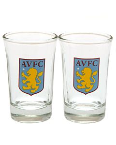 Aston Villa FC 2pk Shot Glass Set-TM-00890