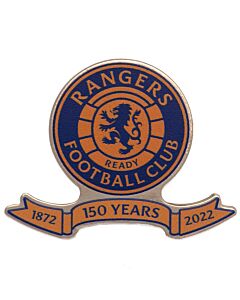 Rangers FC 150 Years Pin Badge-TM-00936
