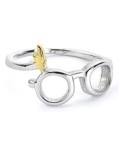 Harry Potter Stainless Steel Ring Harry Glasses Medium-TM-00966