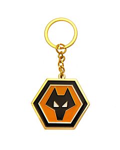 Wolverhampton Wanderers FC Crest Keyring-TM-01496