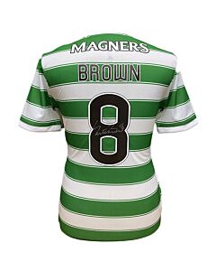 Celtic FC Brown Signed Shirt-TM-01627