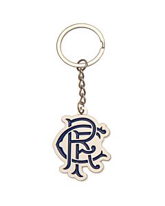 Rangers FC Scroll Crest Keyring-TM-01651