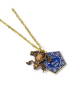 Harry Potter Gold Plated Necklace Chocolate Frog-TM-01835
