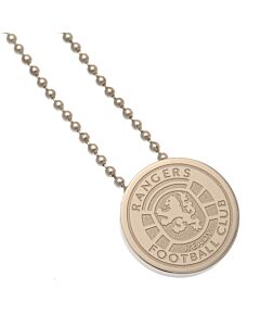 Rangers FC Ready Crest Stainless Steel Pendant & Chain-TM-01853