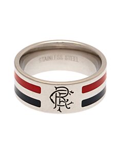 Rangers FC Colour Stripe Ring Small-TM-01911
