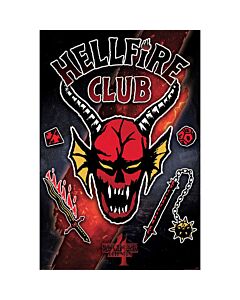 Stranger Things 4 Poster Hellfire Club Rift 91-TM-01975