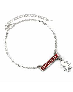 Harry Potter Silver Plated Gryffindor Bar Bracelet-TM-02048