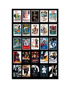 James Bond Poster 25 Films 290-TM-02372