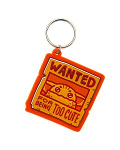 Star Wars: The Mandalorian PVC Keyring Wanted-TM-02454
