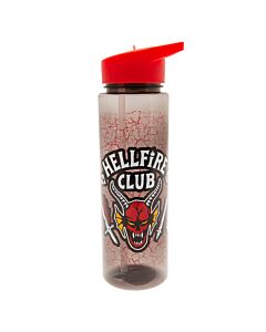 Stranger Things Hellfire Club Plastic Drinks Bottle-TM-02461