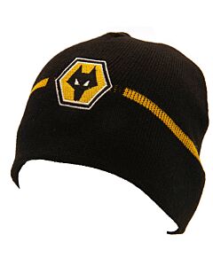 Wolverhampton Wanderers FC Stripe Beanie-TM-02785
