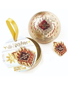 Harry Potter Christmas Gift Bauble Marauders Map-TM-02960