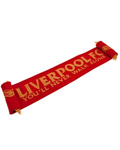 Liverpool FC Gold Liverbird Scarf-TM-02975