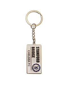 Chelsea FC Embossed Street Sign Keyring-TM-03179