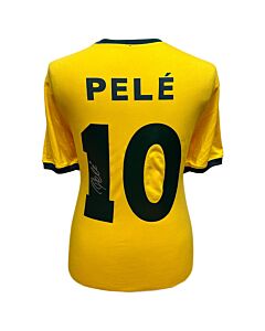 Brasil 1970 Pele Signed Shirt-TM-03208