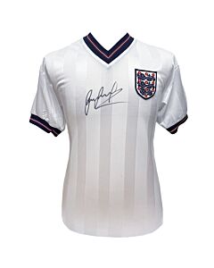 England FA 1986 Lineker Signed Shirt-TM-03211