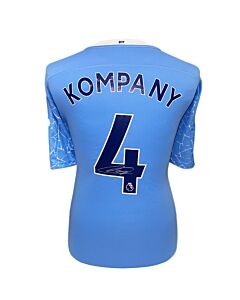 Manchester City FC Kompany Signed Shirt-TM-03214