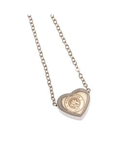 Manchester City FC Stainless Steel Heart Necklace-TM-03468