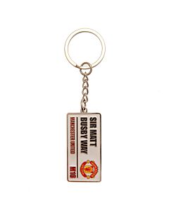 Manchester United FC Embossed Street Sign Keyring-TM-03218