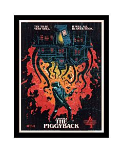 Stranger Things Framed Picture 16 x 12 Piggyback-TM-01981