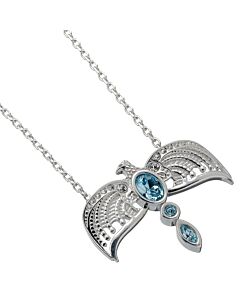 Harry Potter Sterling Silver Diadem Crystal Necklace-TM-00480