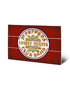 The Beatles Sgt. Pepper Wood Print-173827
