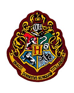 Harry Potter Iron-On Patch Hogwarts Crest-TM-04200