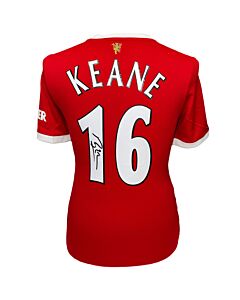 Manchester United FC Keane Signed Shirt-TM-04650