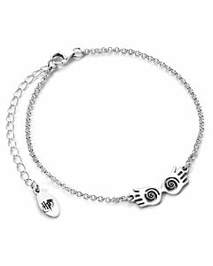 Harry Potter Sterling Silver Luna Spectrespecs Charm Bracelet-TM-04738
