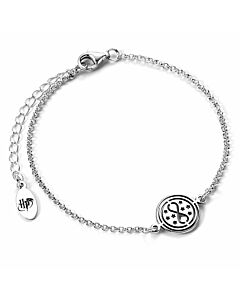 Harry Potter Sterling Silver Charm Bracelet Time Turner-TM-04739