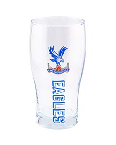 Crystal Palace FC Tulip Pint Glass-TM-02947
