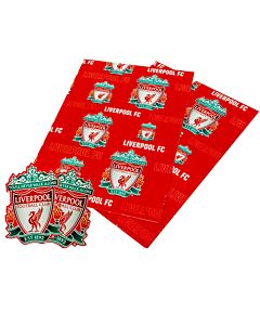 Liverpool FC Text Gift Wrap-TM-03949 Maznun Football