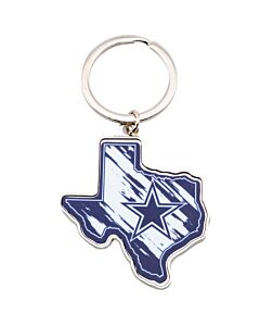 Dallas Cowboys State Shape Keyring-TM-05032