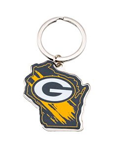 Green Bay Packers State Shape Keyring-TM-05033