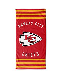 Kansas City Chiefs Stripe Towel-TM-05048
