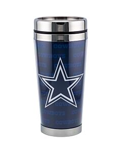 Dallas Cowboys Full Wrap Travel Mug-TM-05084