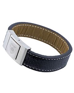 Arsenal FC Stitched Leather Bracelet-TM-05069